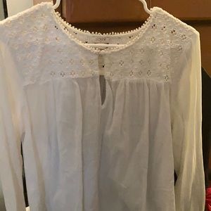 💥JCrew white Tunic💥 100%